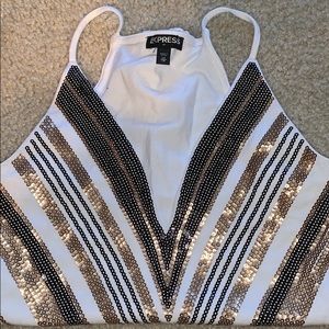 sequin body suit